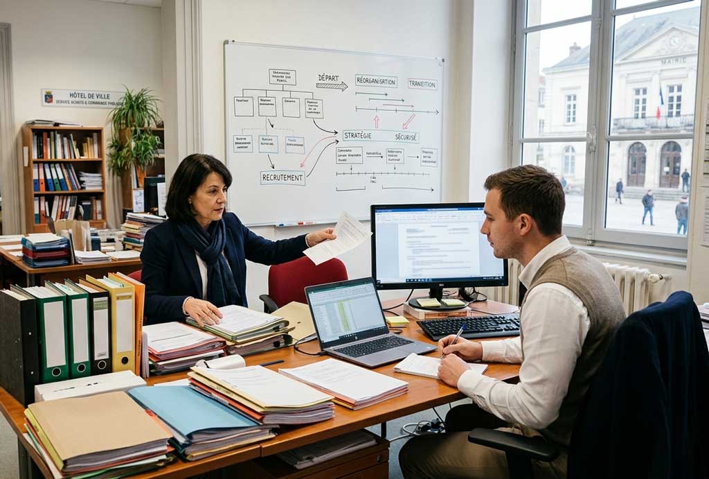 Vacance d'un poste d'acheteur public et continuité de la commande publique en collectivité